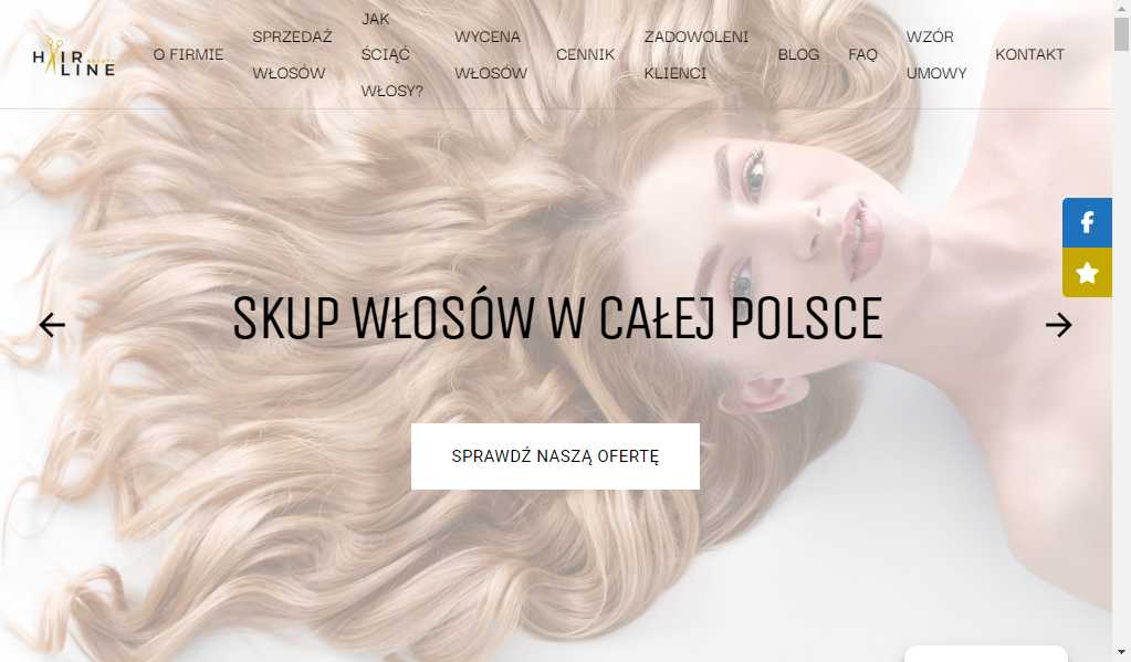 skup włosów dojazd do klienta